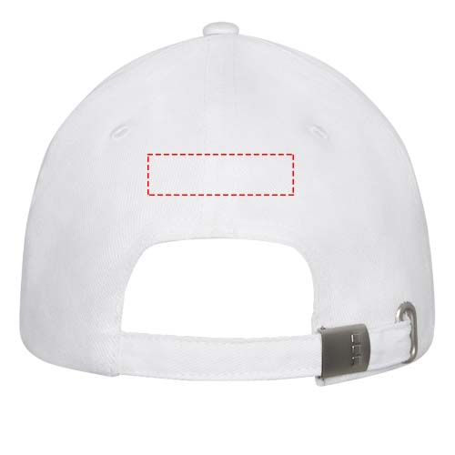 6-panelowa czapka z daszkiem Davis: Back · Embroidery fixed