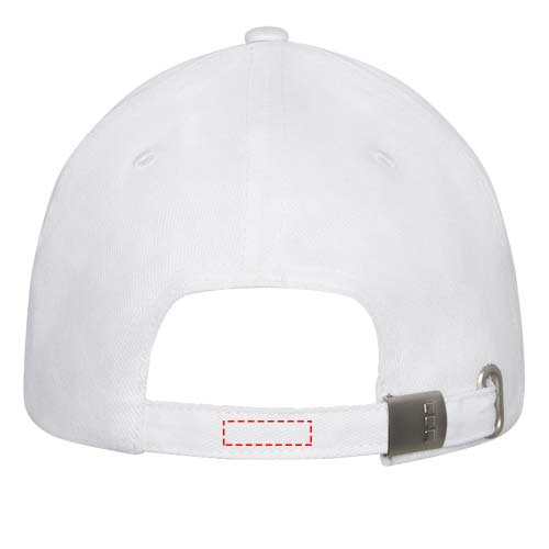 6-panelowa czapka z daszkiem Davis: Strap · Embroidery fixed