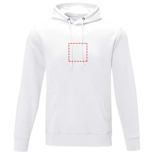 Charon — męska bluza z kapturem: Impact full front · Embroidery fixed