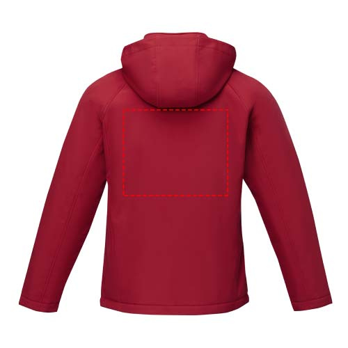 Męska ocieplana kurtka softshell Notus: Impact upper back · DTF Transfer