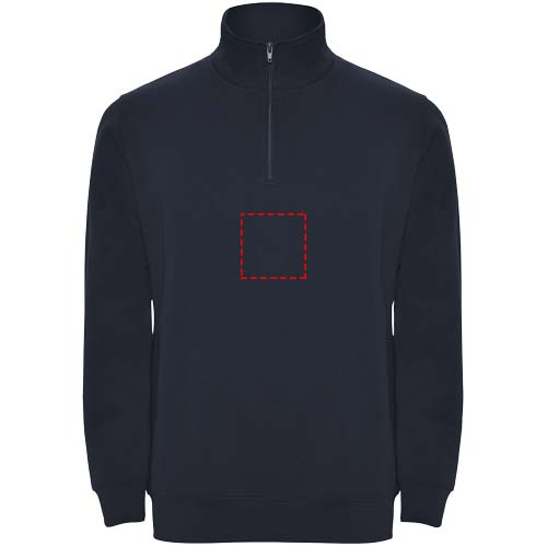 Bluza Aneto z krótkim zamkiem: Impact full front · Embroidery fixed