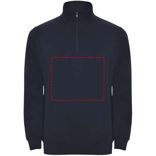 Bluza Aneto z krótkim zamkiem: Impact full front · DTF Transfer