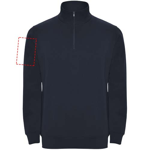 Bluza Aneto z krótkim zamkiem: Prawe ramię · Sitodruk