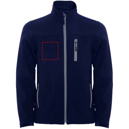 Veste softshell Antartida pour homme: Right chest · Screenprint
