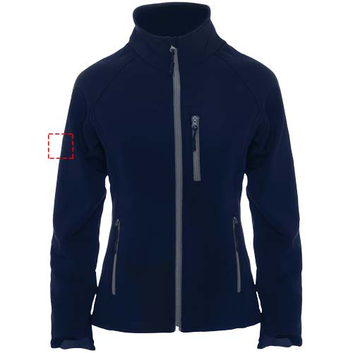 Antartida — damska kurtka softshell: Right bicep · Embroidery fixed