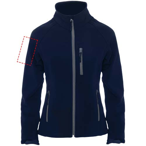 Antartida — damska kurtka softshell: Right bicep · DTF Transfer