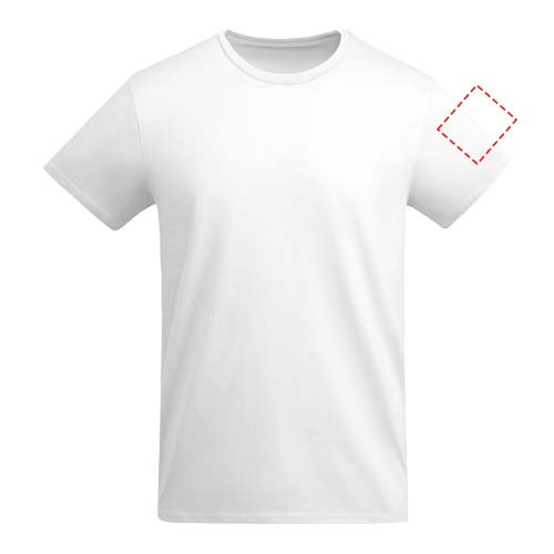 Breda kortärmad T-shirt för herr: Left bicep · DTF Transfer