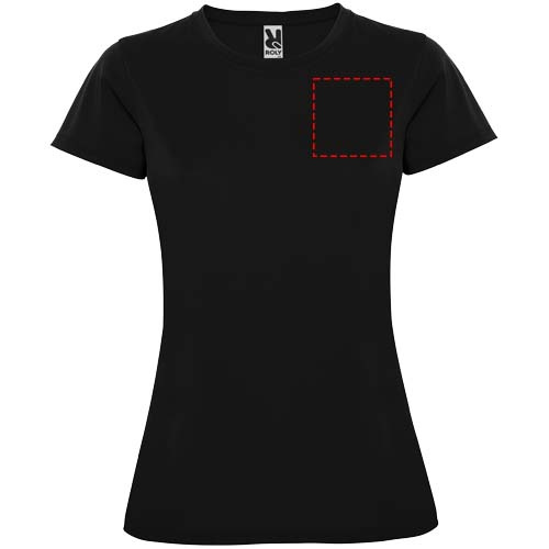 Montecarlo Sport T-Shirt für Damen: Left chest · Embroidery fixed