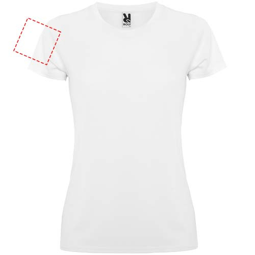 Montecarlo Sport T-Shirt für Damen: Right bicep · Embroidery fixed