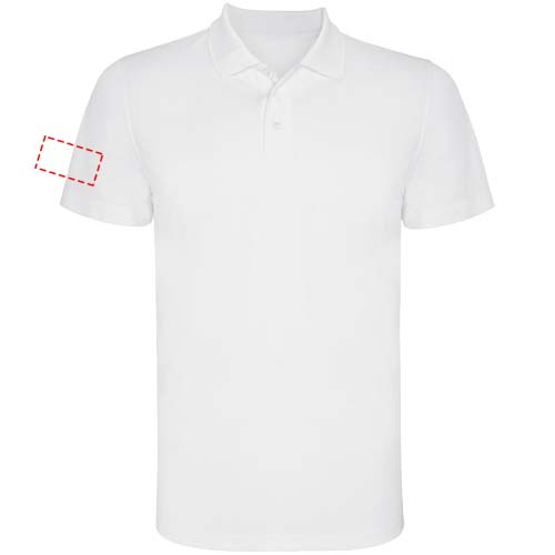 Monzha miesten lyhythihainen urheilupoolopaita: Right bicep · Sublimation
