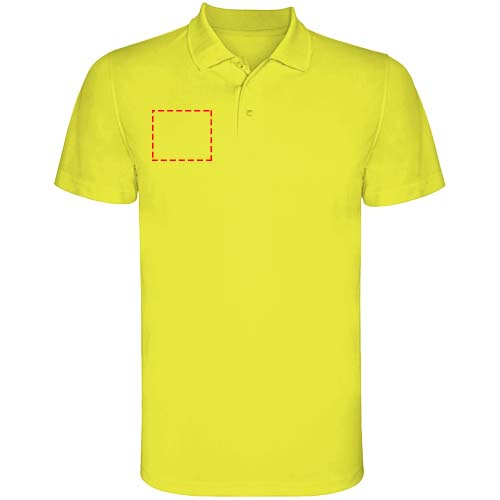 Monzha lasten lyhythihainen urheilupoolopaita: Right chest · Transfer