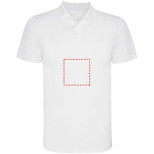 Monzha lasten lyhythihainen urheilupoolopaita: Impact full front · Embroidery fixed