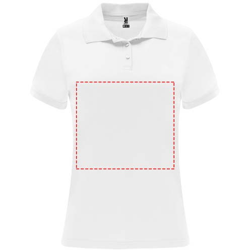 Monzha naisten lyhythihainen urheilupoolopaita: Impact full front · Sublimation