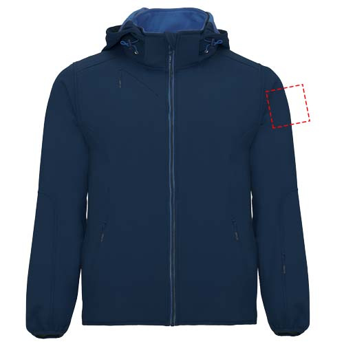 Siberia — kurtka softshell unisex: Lewy biceps · Transfer DTF