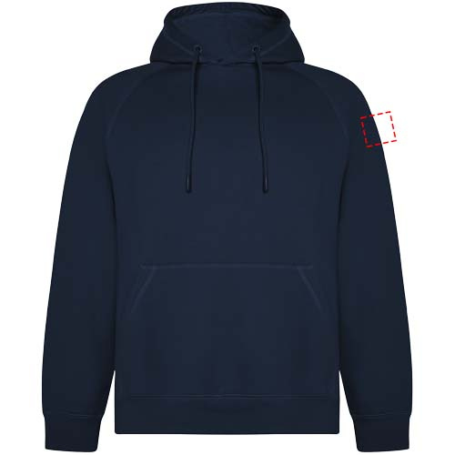 Bluza z kapturem unisex Vinson: Left bicep · Embroidery fixed