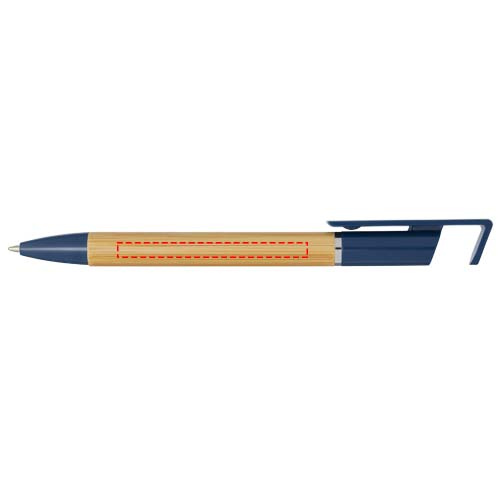 Stylo Delfina avec support de téléphone: Barrel · Laser engraving