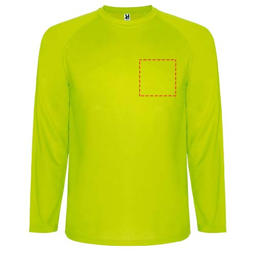 Montecarlo långärmad sport t-shirt för män: Left chest · DTF Transfer