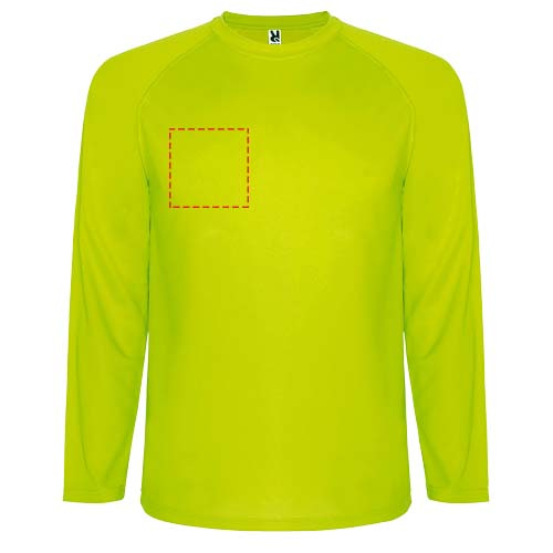 Montecarlo långärmad sport t-shirt för män: Right chest · DTF Transfer