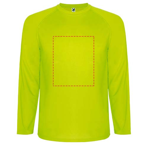 Montecarlo långärmad sport t-shirt för män: Impact full front · DTF Transfer