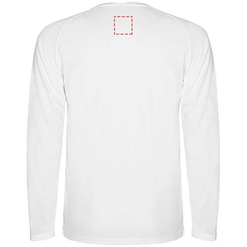 Montecarlo långärmad sport t-shirt för män: High back · Embroidery fixed