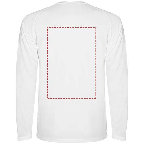 Montecarlo långärmad sport t-shirt för män: Impact upper back · Screenprint