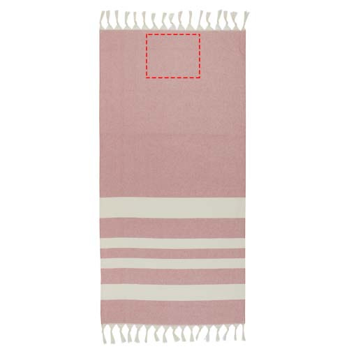 Serviette de hammam Anders 147 × 75,5 cm: Top · DTF Transfer