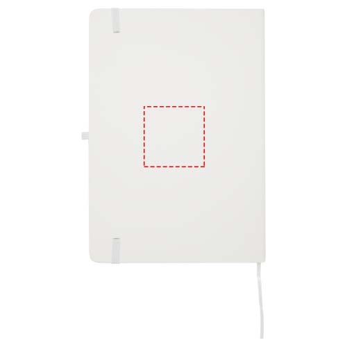 Biały notes A5 Spectrum Plus w twardej oprawie: Back · Digital print gloss