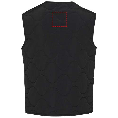 Quarz GRS-recycelte Thermoweste Unisex: Impact upper back · Embroidery fixed