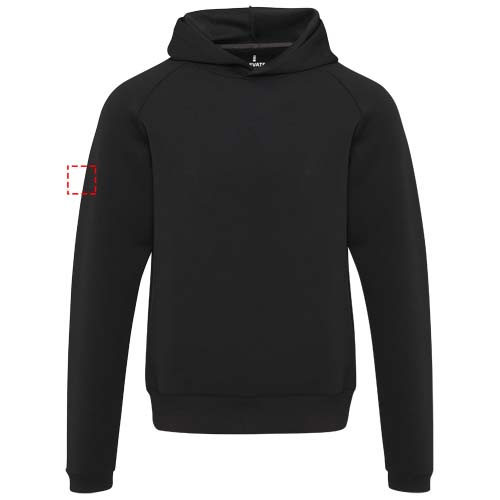 Danali Sport Kapuzenpullover mit Interlock Strick Unisex: Right bicep · Embroidery fixed