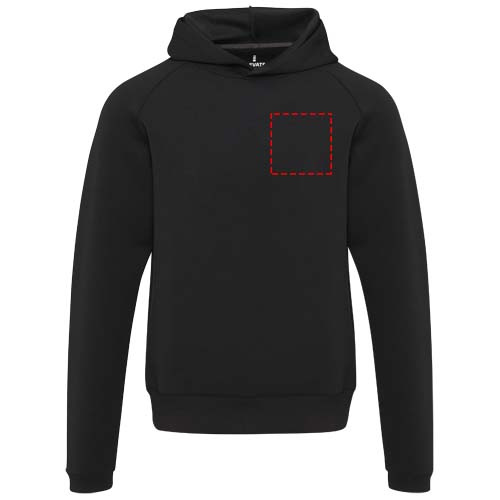 Danali Sport Kapuzenpullover mit Interlock Strick Unisex: Left chest · Screenprint