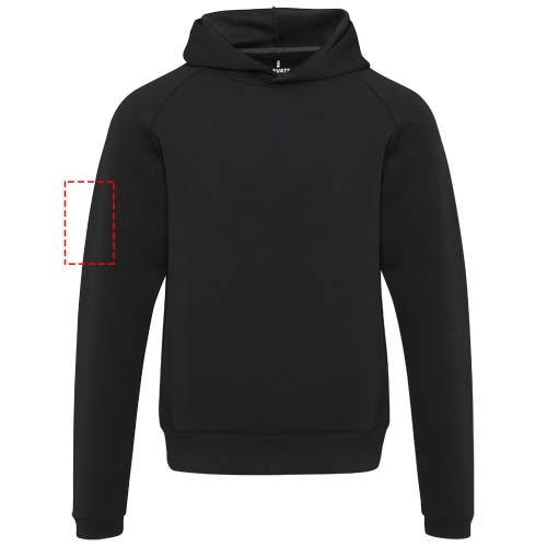 Danali Sport Kapuzenpullover mit Interlock Strick Unisex: Right bicep · DTF Transfer