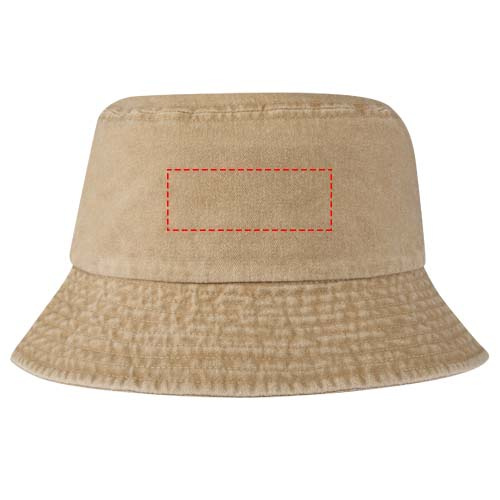 Mitica skalbta skrybėlė nuo saulės: Back · 3D Embroidery
