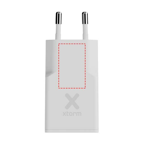 Xtorm XG2SL033 Go2 SlimLine 33W Ladegerät: Front · Laser engraving