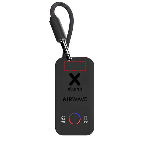 Xtorm XAWBT01 AirWave kabelloser Audio Adapter: Front · Laser engraving