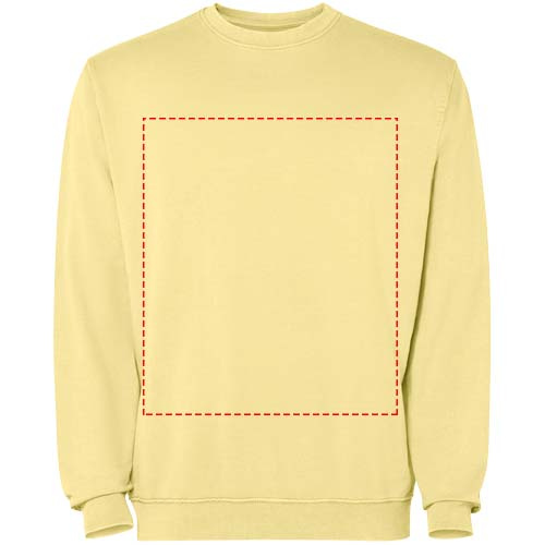 Jaya Pullover mit Rundhalsausschnitt Unisex: Impact full front · Screenprint