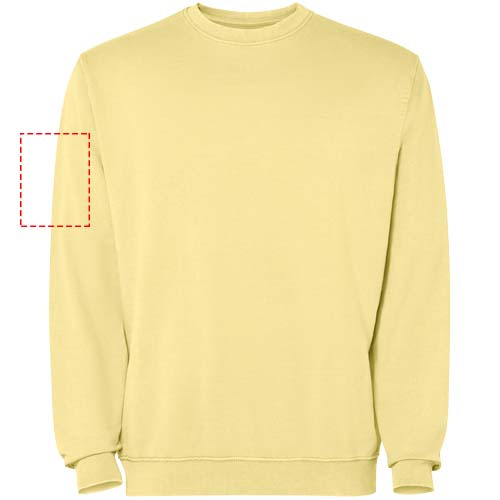 Jaya Pullover mit Rundhalsausschnitt Unisex: Left bicep · Transfer