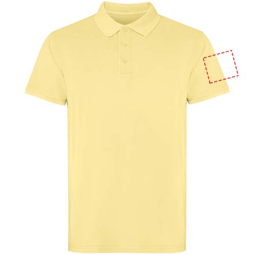 Cobain, lyhythihainen unisex-poolopaita: Left bicep · DTF Transfer