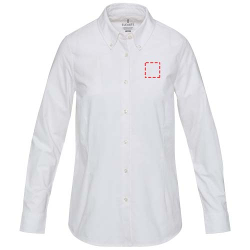 Damska koszula oxford Sphene: Left chest · Embroidery fixed