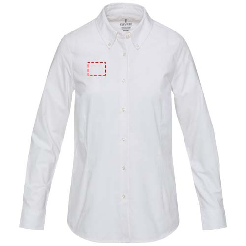 Damska koszula oxford Sphene: Right chest · DTF Transfer