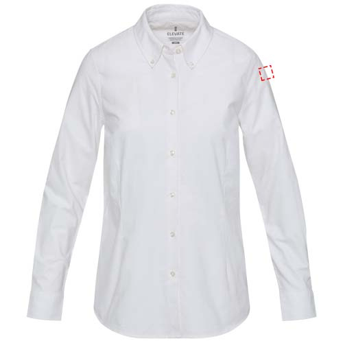 Damska koszula oxford Sphene: Left bicep · Embroidery fixed