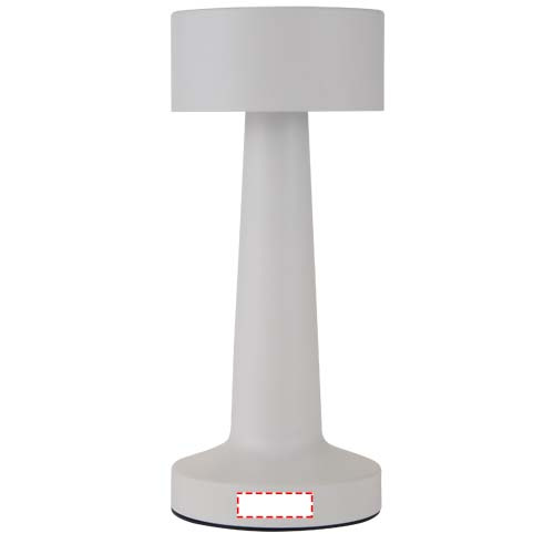 Aludra rechargeable dimmable table lamp with 3 light modes: Base · Digital sticker