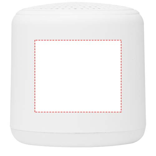 Velkis 3 W Bluetooth® Lautsprecher aus recyceltem Kunststoff: Back · Digital sticker
