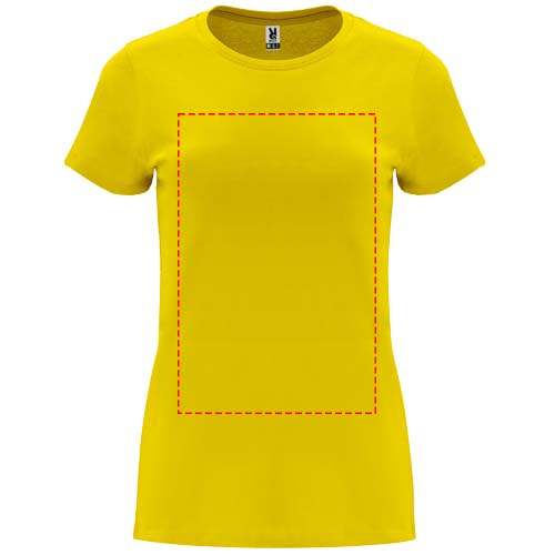 Capri short sleeve women's t-shirt: Impact full front · Screenprint