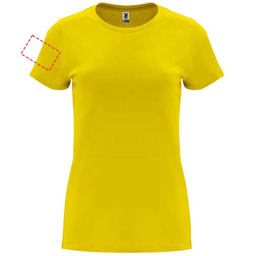 Capri short sleeve women's t-shirt: Right bicep · Transfer
