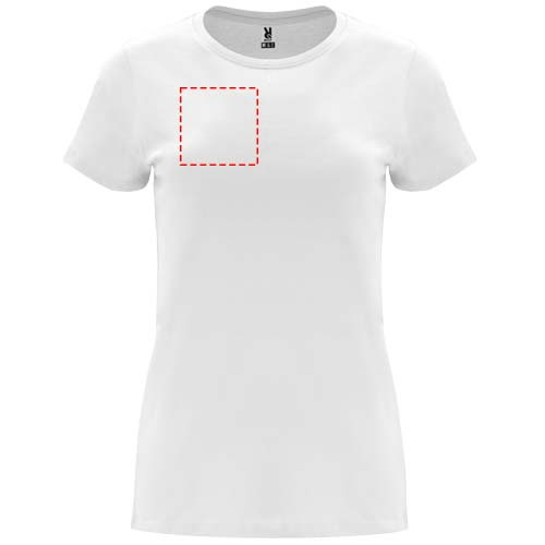 Capri short sleeve women's t-shirt: Right chest · Transfer