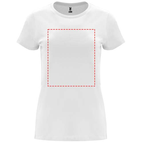 Capri short sleeve women's t-shirt: Impact full front · Transfer