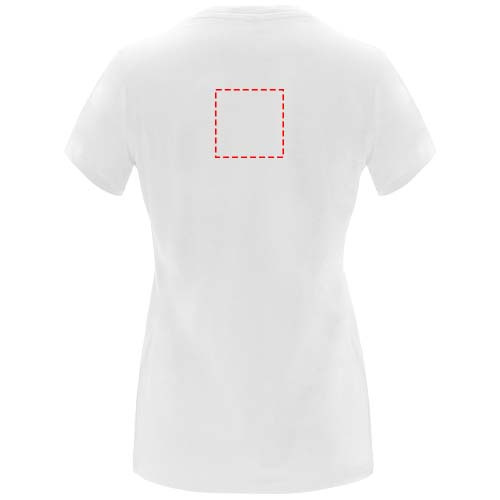 Capri short sleeve women's t-shirt: Impact upper back · Embroidery fixed