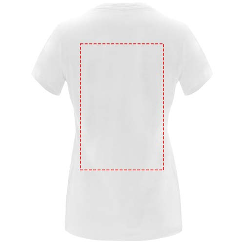 Capri short sleeve women's t-shirt: Impact upper back · Screenprint