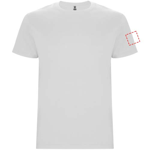 Stafford miesten lyhythihainen t-paita: Left bicep · Embroidery fixed