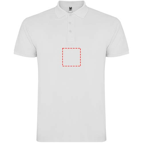 Meeste lühikeste varrukatega polosärk Star: Impact full front · Embroidery fixed